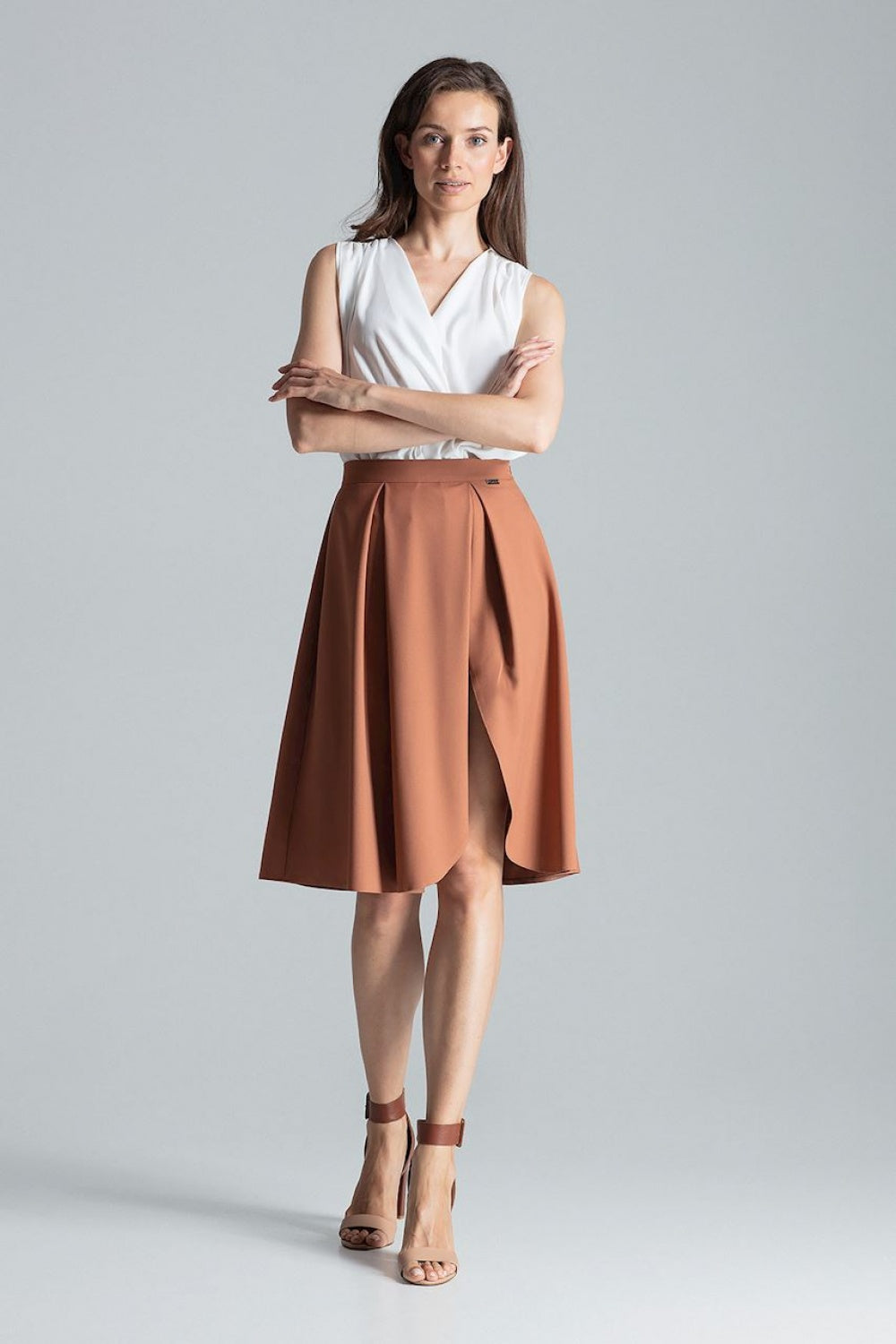 Jupe femme Figl — brun