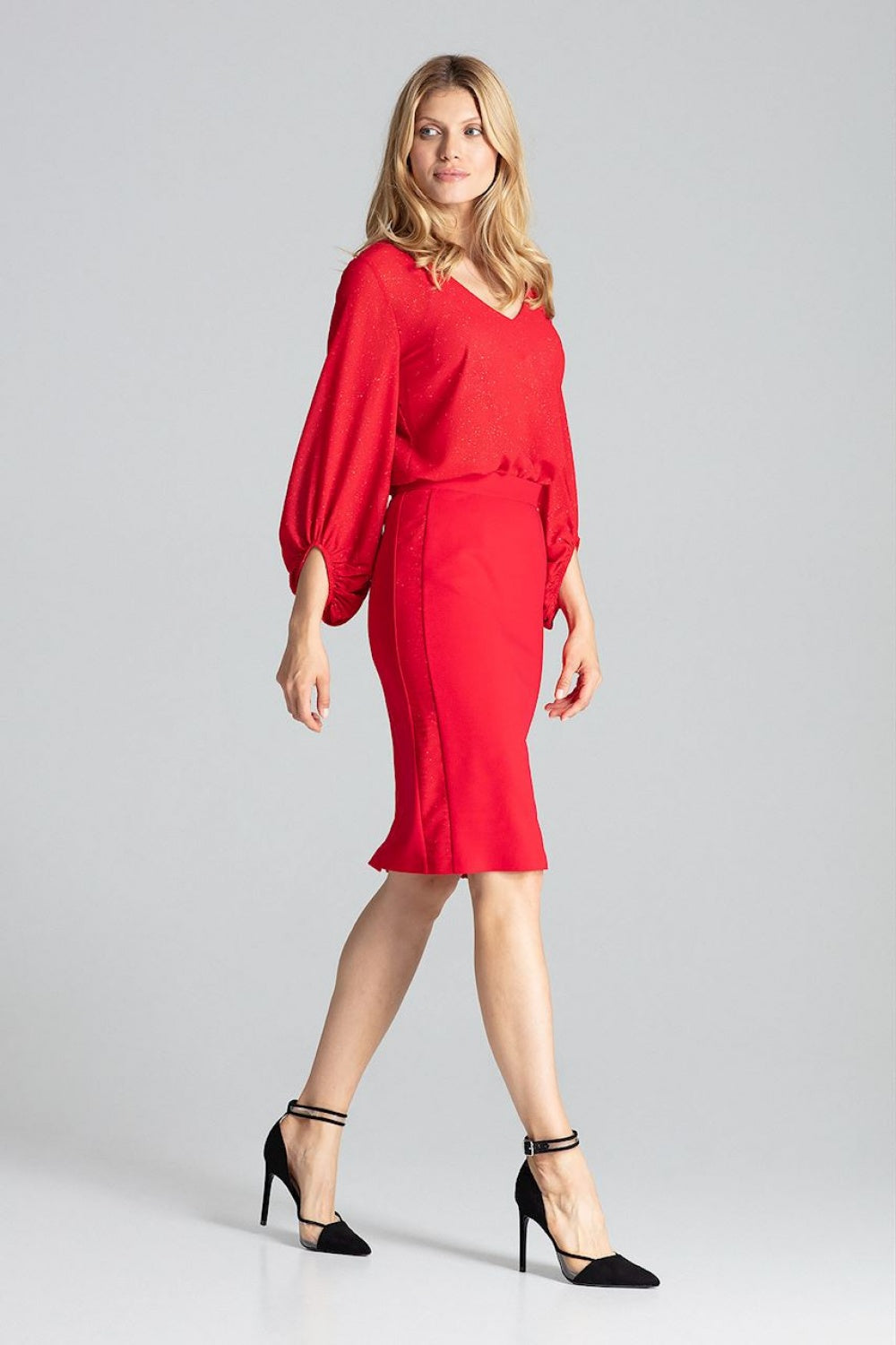 Jupe femme Figl — rouge