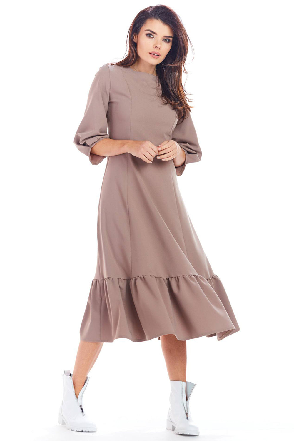 Robe femme awama De Jour De — beige