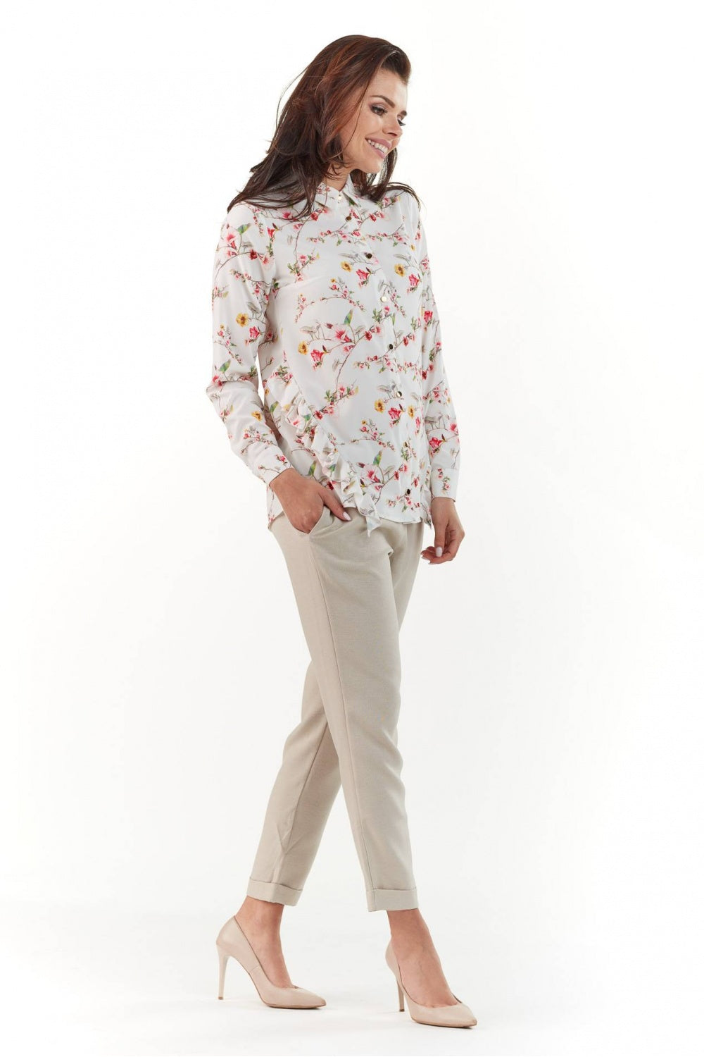Blouse femme Infinite You — beige