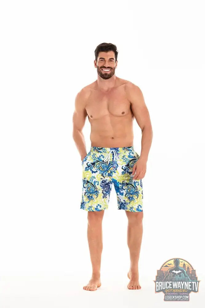 🩳 short de bain homme imprimé floral 🩳 - Legeekshop