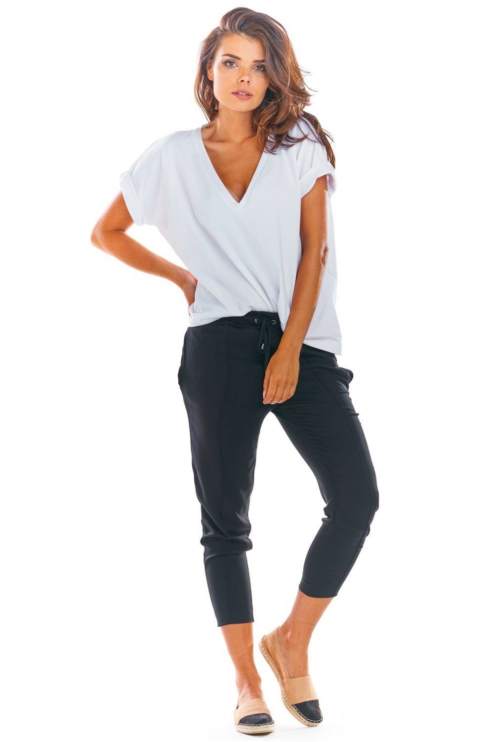 Chaussures à talons femme awama Pantalon Pantalon — noir