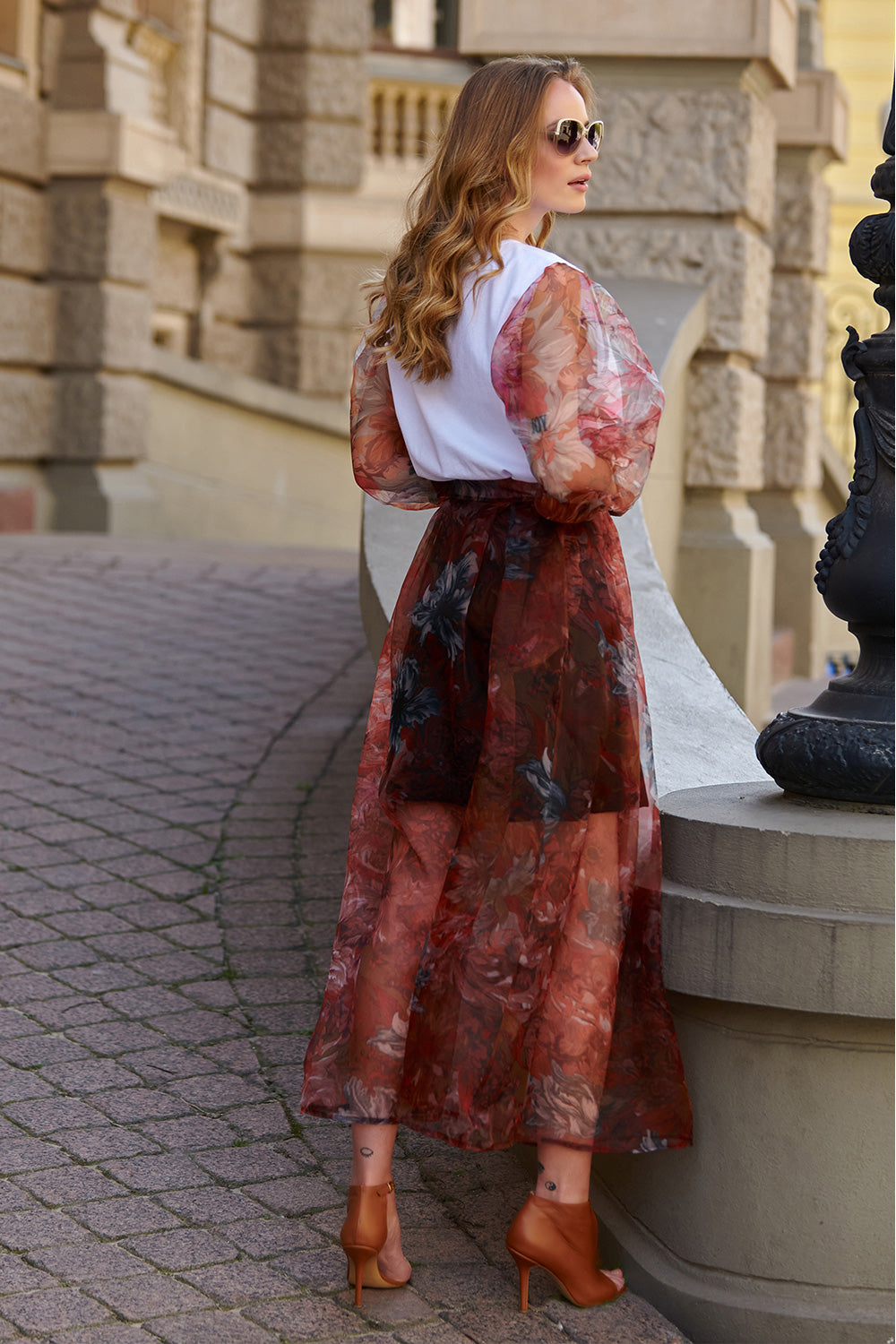 Jupe femme Makadamia Longue Longue — rouge