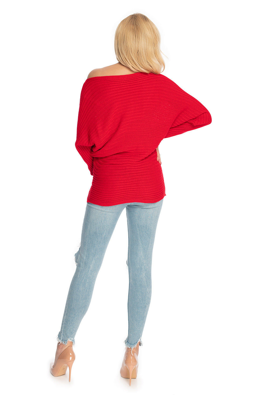 Pull femme PeeKaBoo Chandail Chandail — rouge