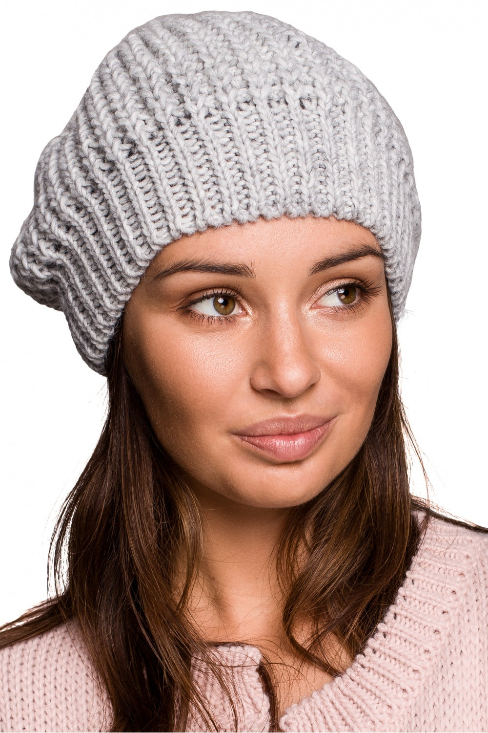 Béret femme BE Knit — gris
