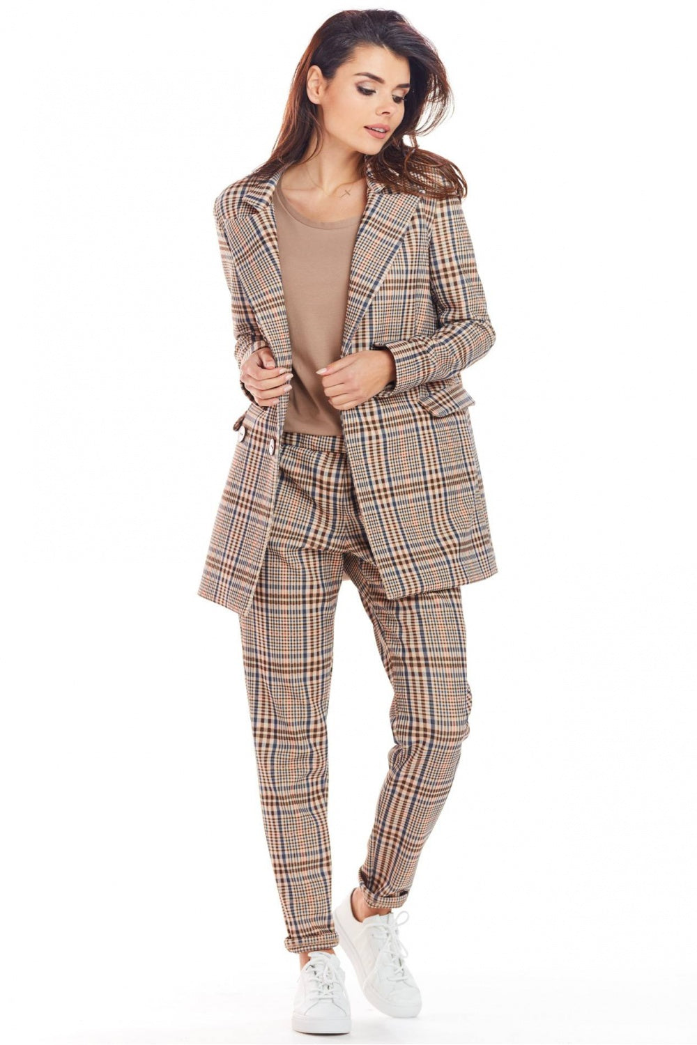 Blazer femme awama — brun