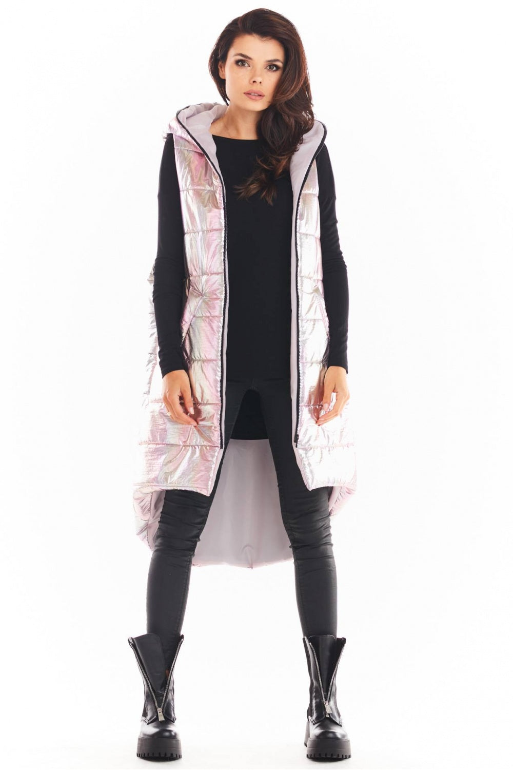 Gilet femme awama — rosé