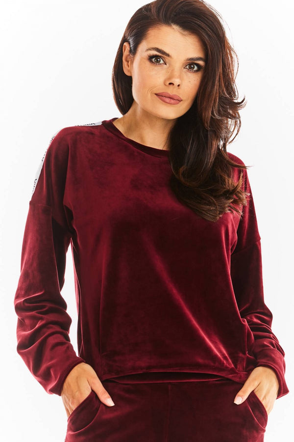 T-shirt femme awama Sweatshirt Sweatshirt — rouge