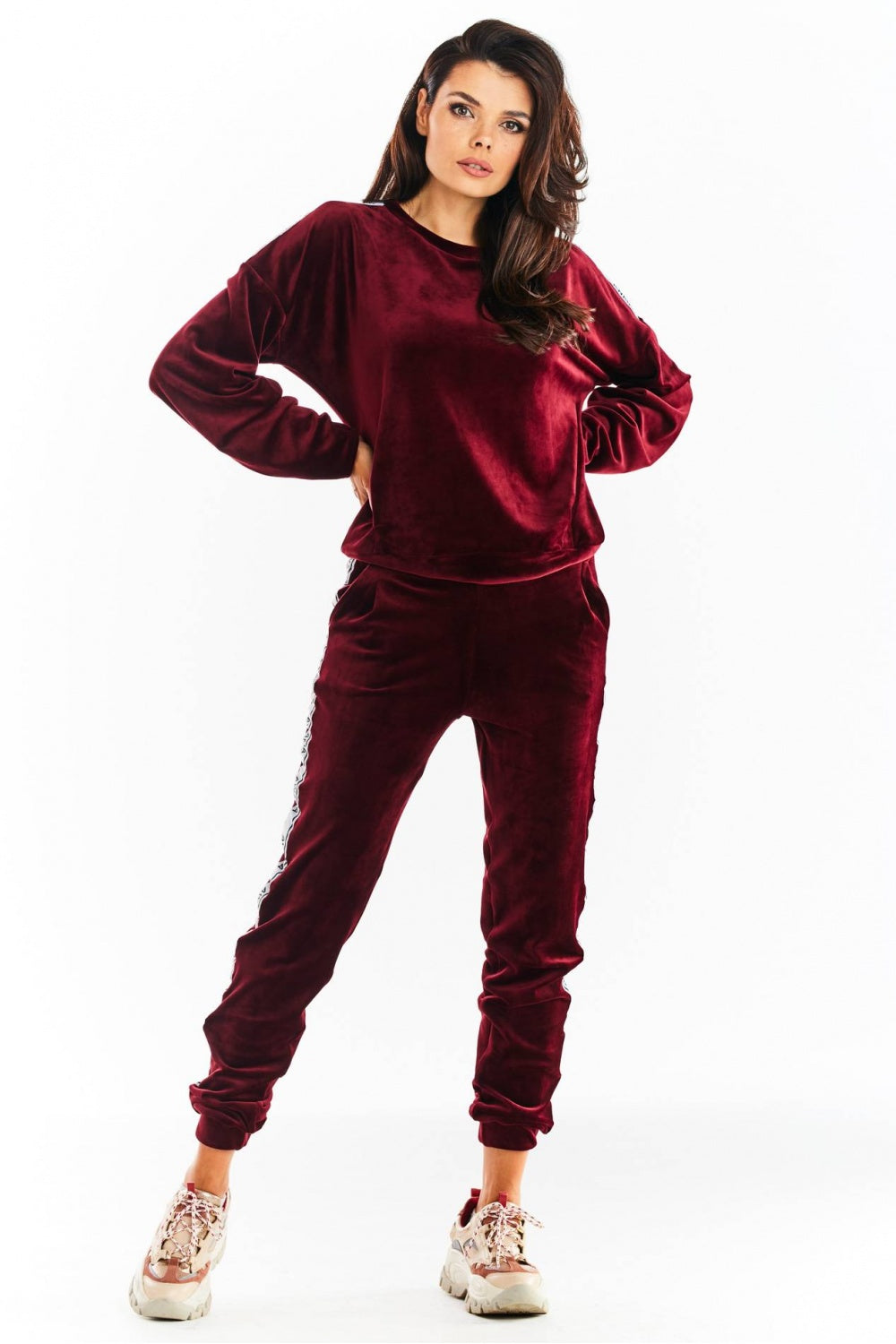T-shirt femme awama Sweatshirt Sweatshirt — rouge