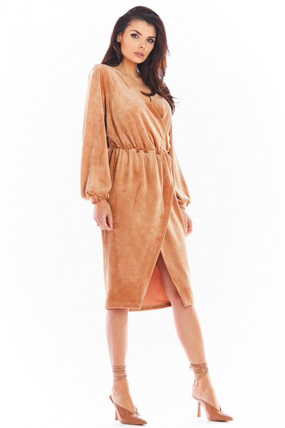 Robe femme awama De Soirée De — beige