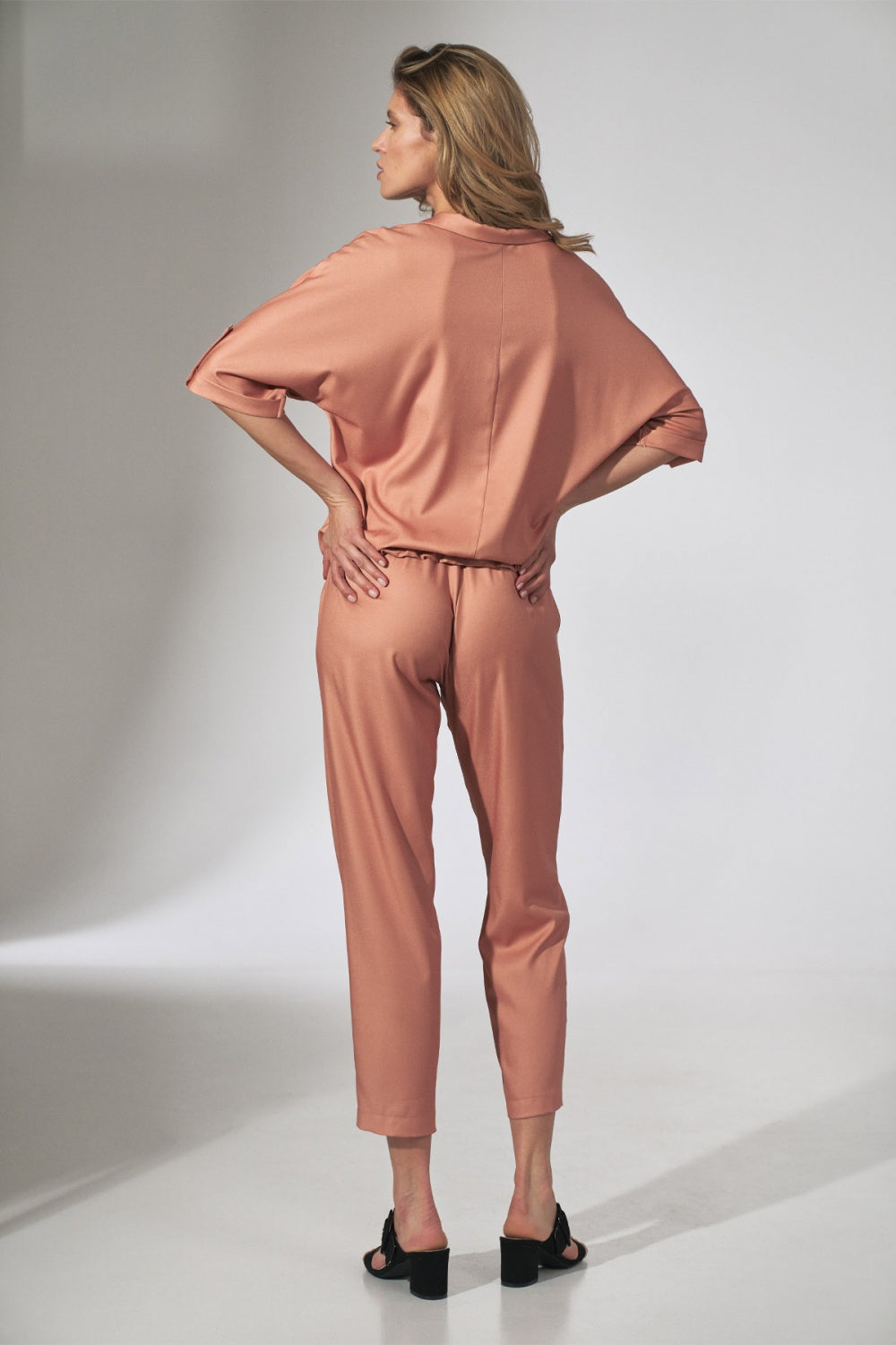 Chaussures à talons femme Figl Pantalon Pantalon — orange