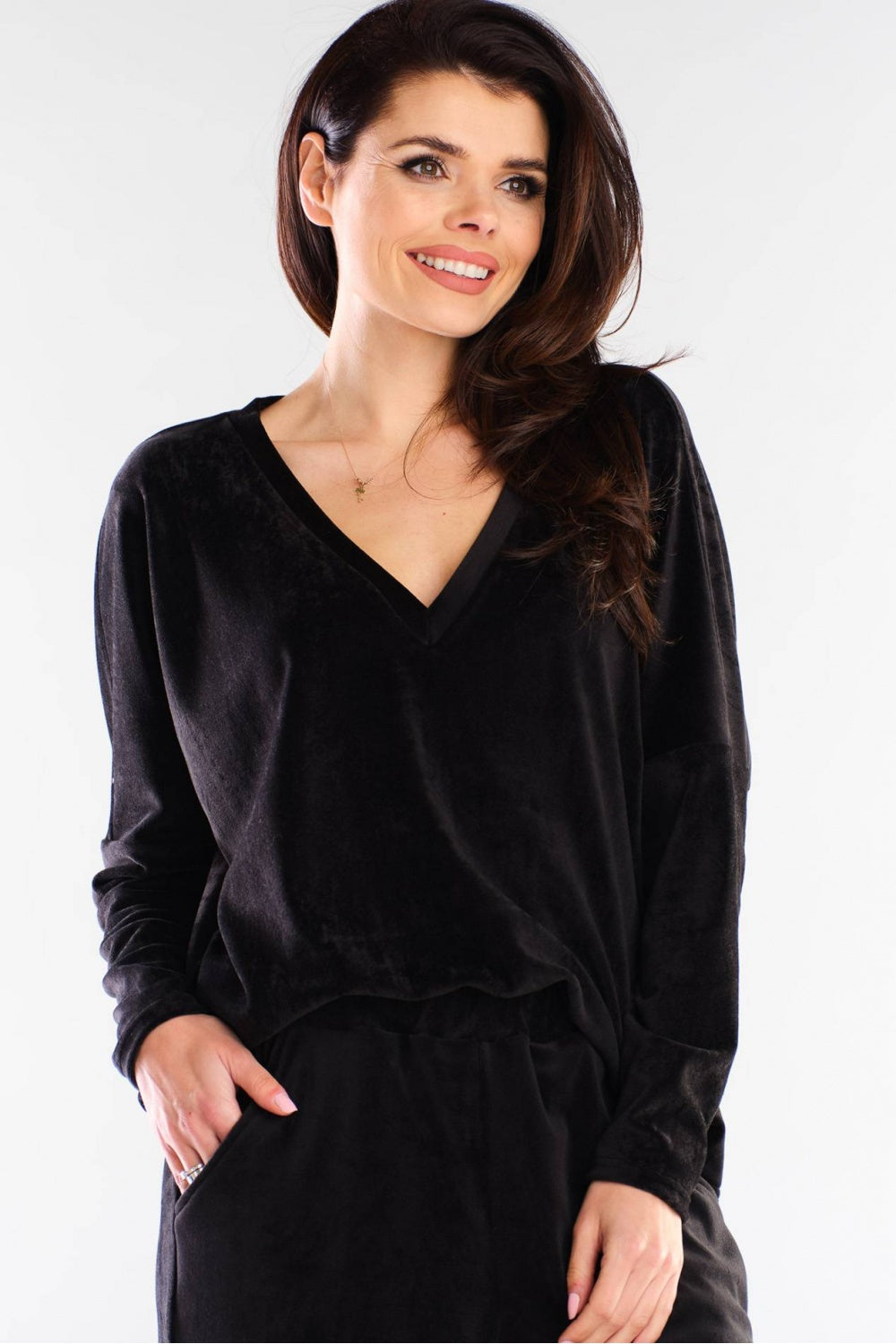 T-shirt femme awama Sweatshirt Sweatshirt — noir