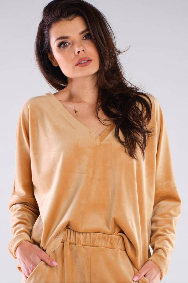 T-shirt femme awama Sweatshirt Sweatshirt — beige