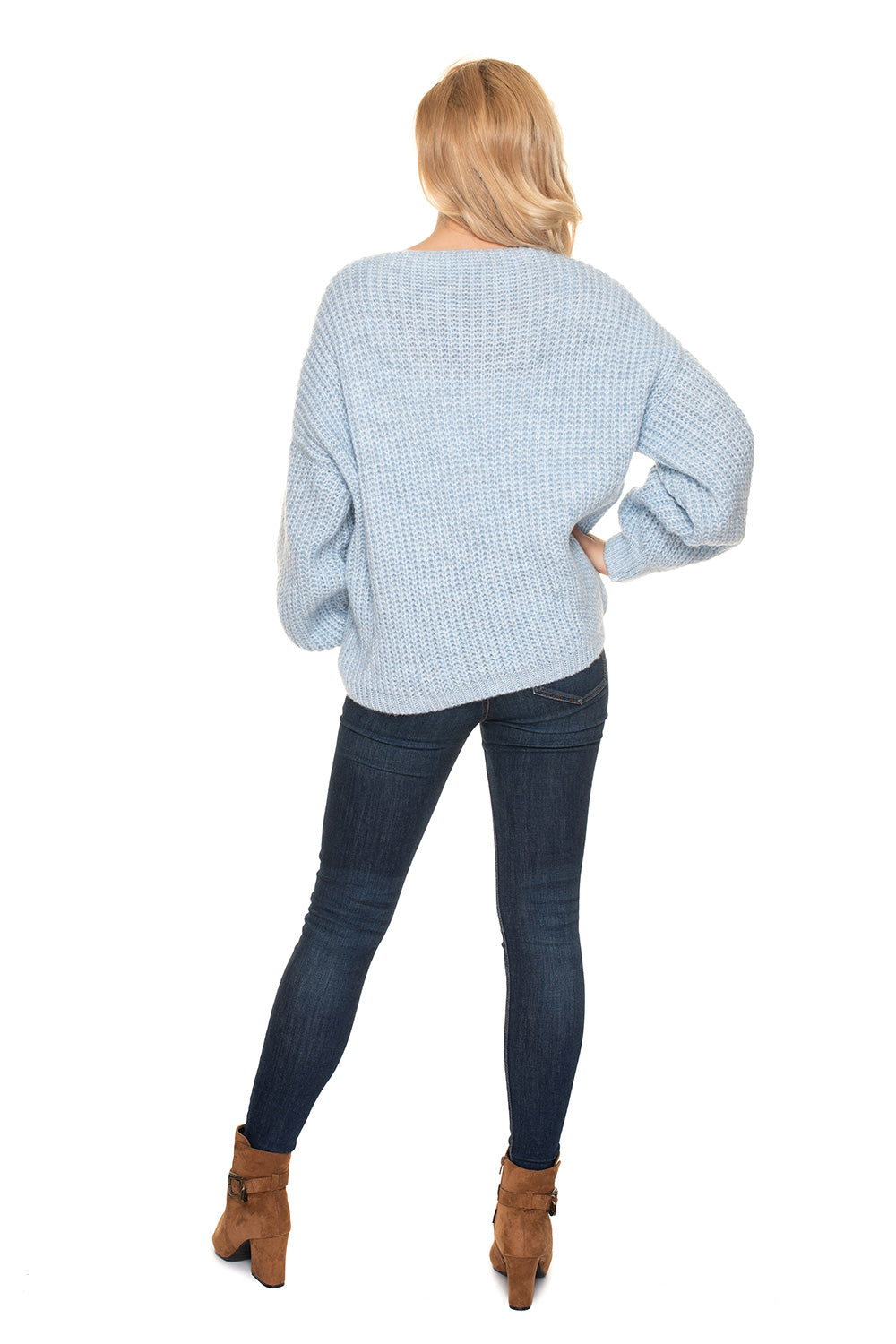 Cardigan femme PeeKaBoo — bleu