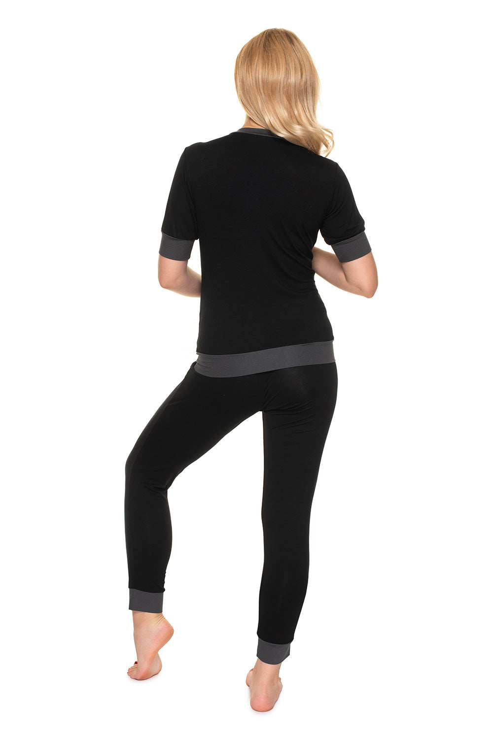 Pyjama femme PeeKaBoo De Grossesse De — noir