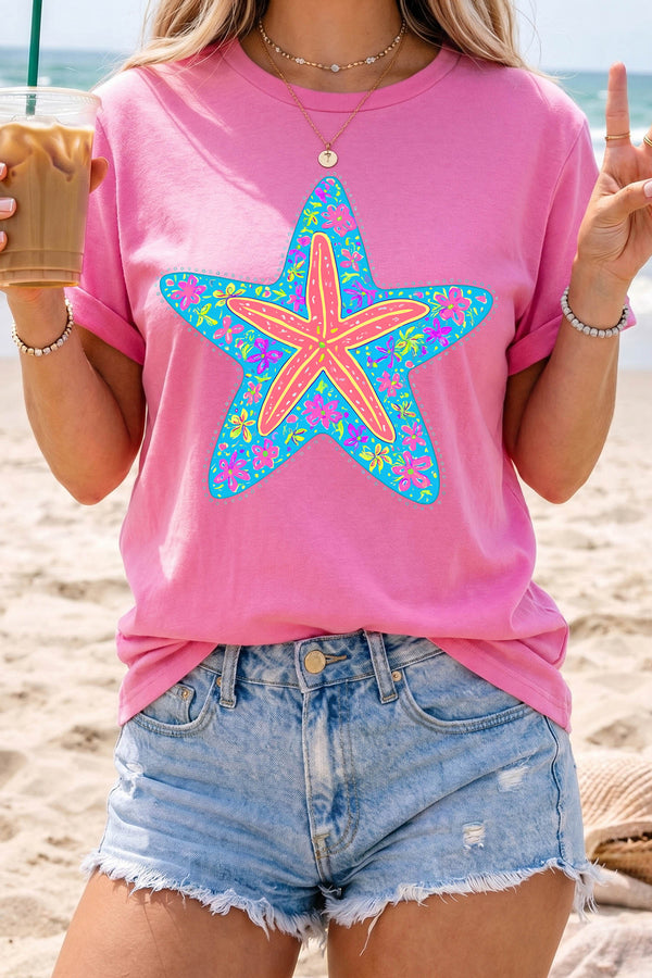 T-shirt femme floral, casual