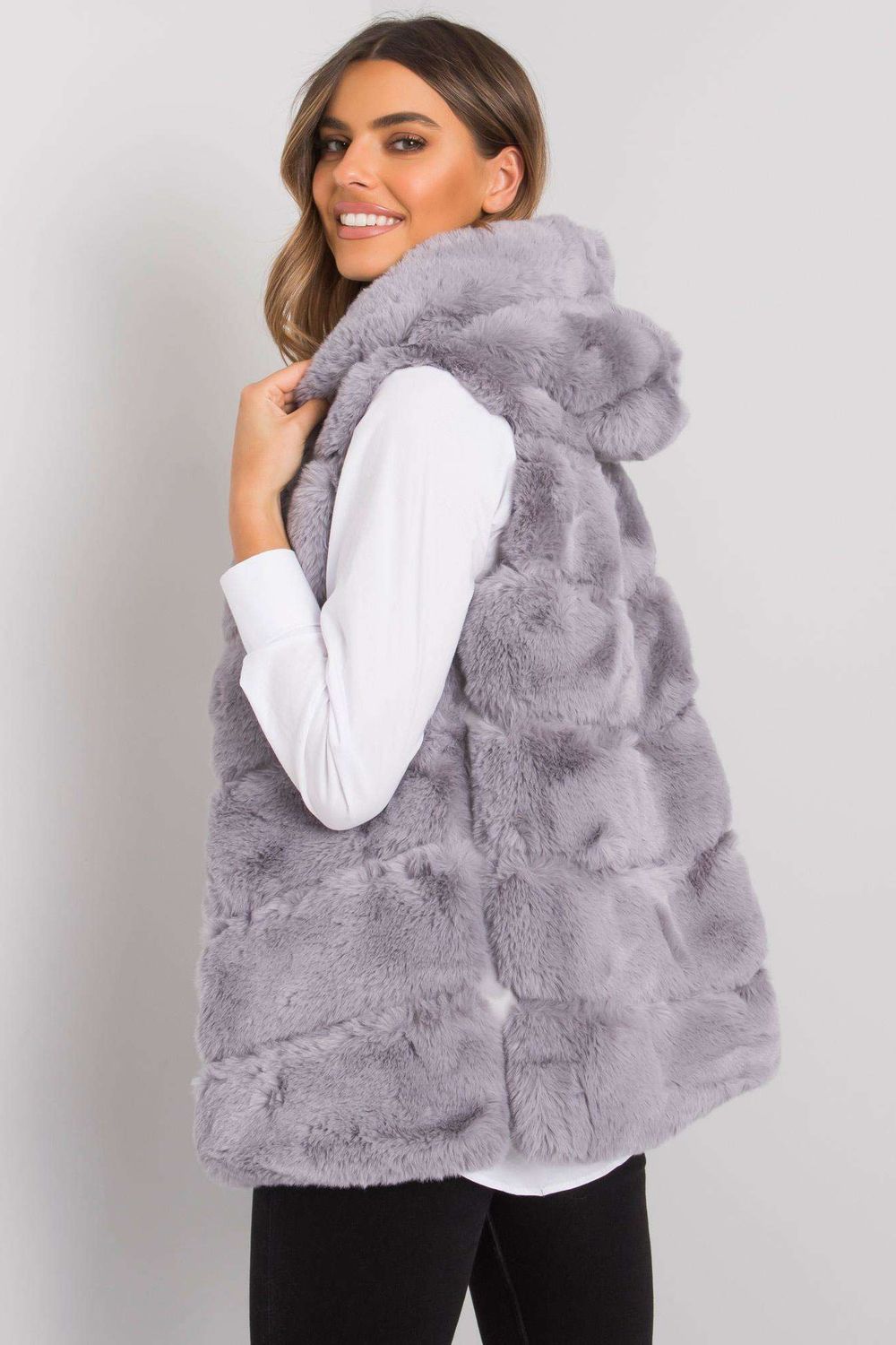 Gilet femme Och Bella — gris