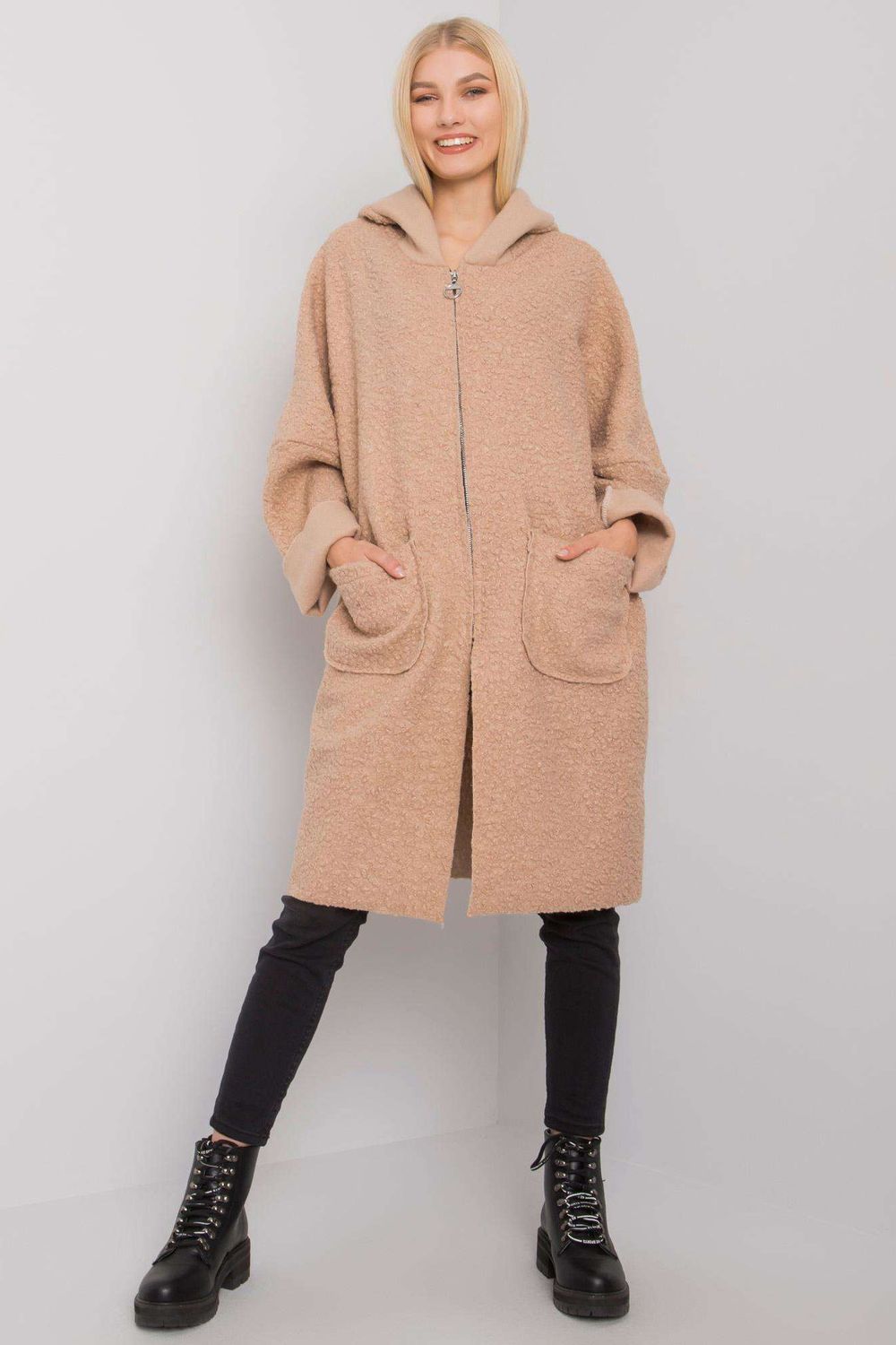Manteau femme Och Bella — beige