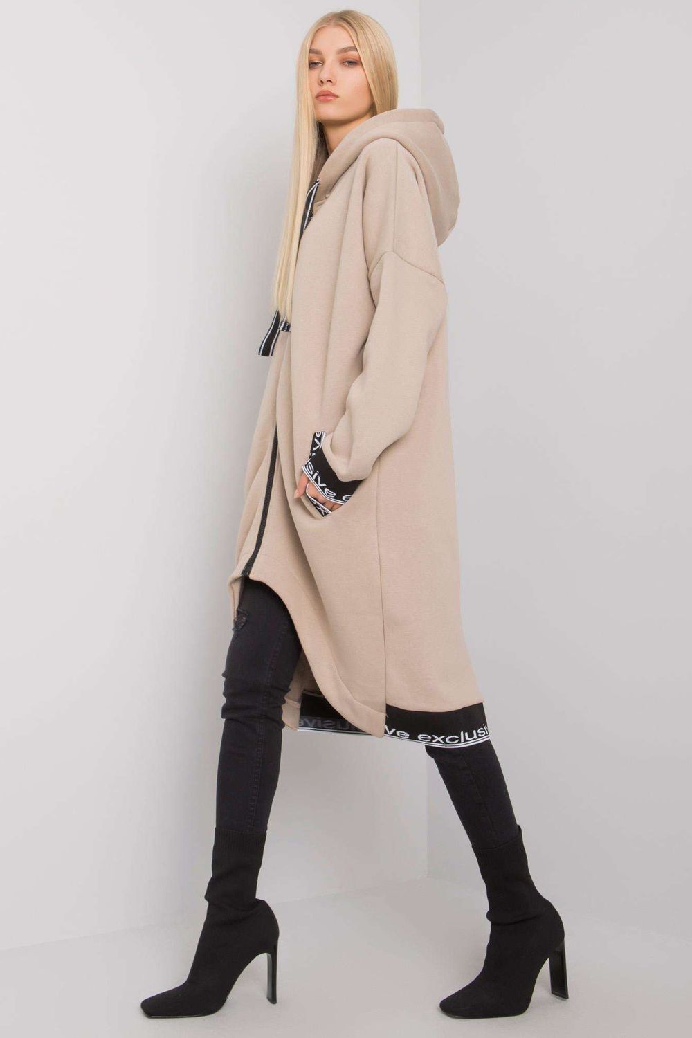 T-shirt femme Relevance Sweatshirt Sweatshirt — beige
