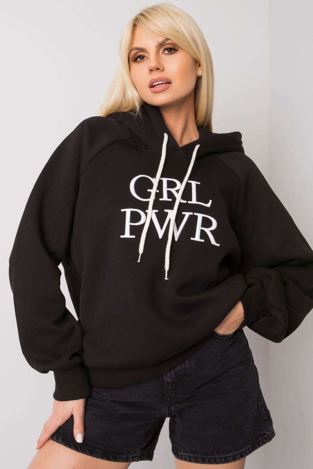 T-shirt femme Ex Moda Sweatshirt Sweatshirt — noir