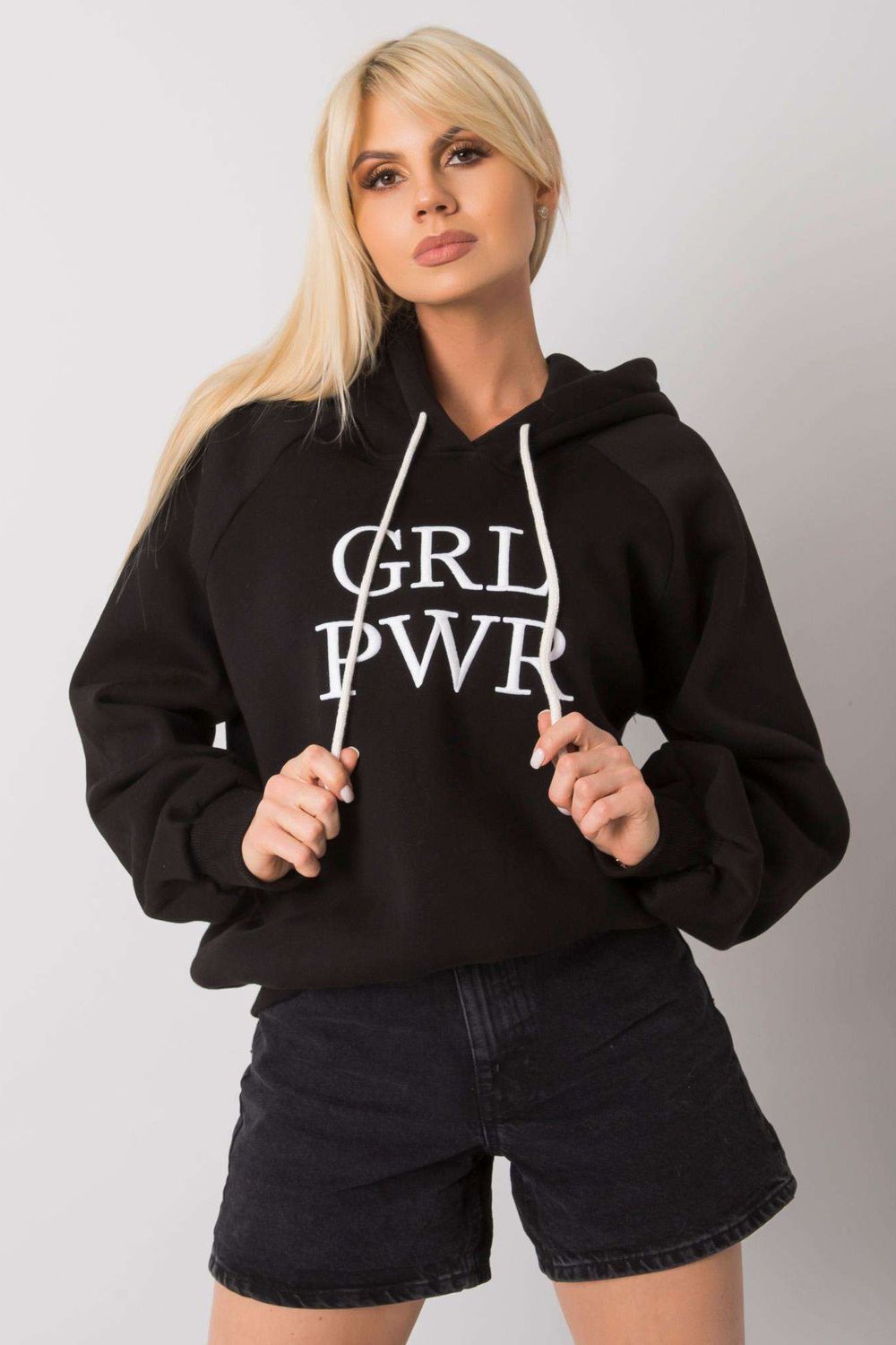 T-shirt femme Ex Moda Sweatshirt Sweatshirt — noir