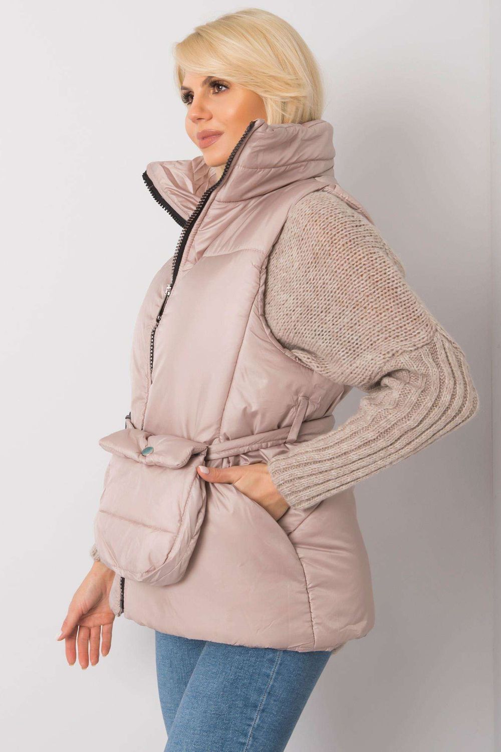 Gilet femme Ex Moda — beige