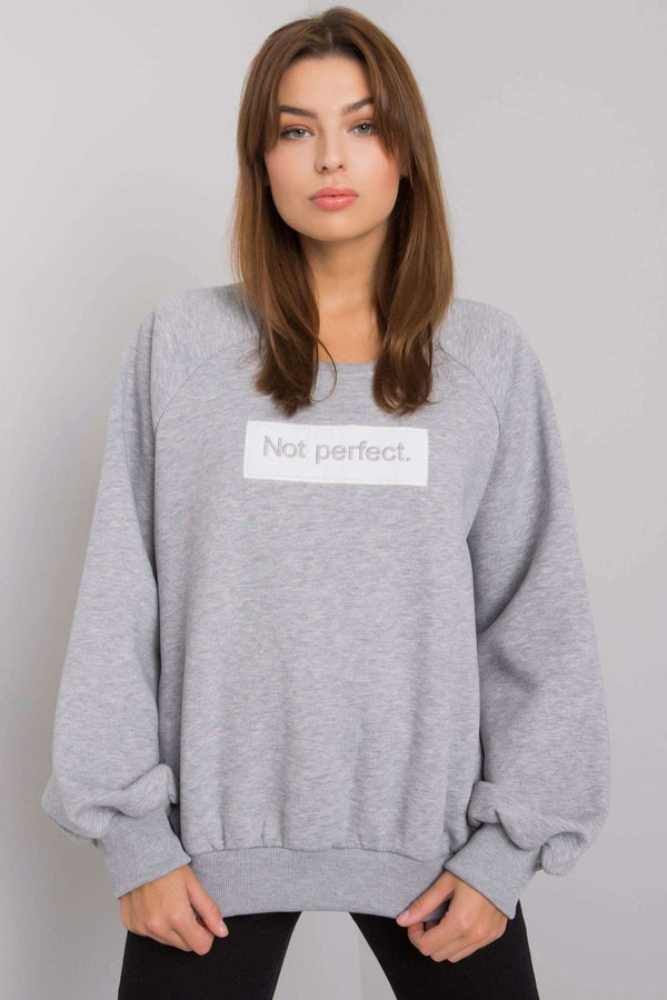 T-shirt femme Ex Moda Sweatshirt Sweatshirt — gris