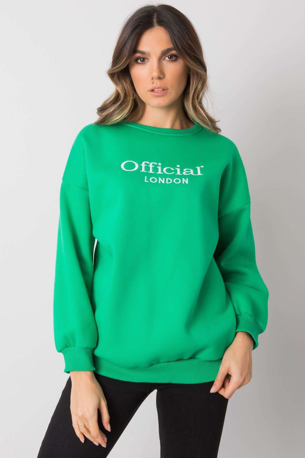 T-shirt femme Ex Moda Sweatshirt Sweatshirt — vert