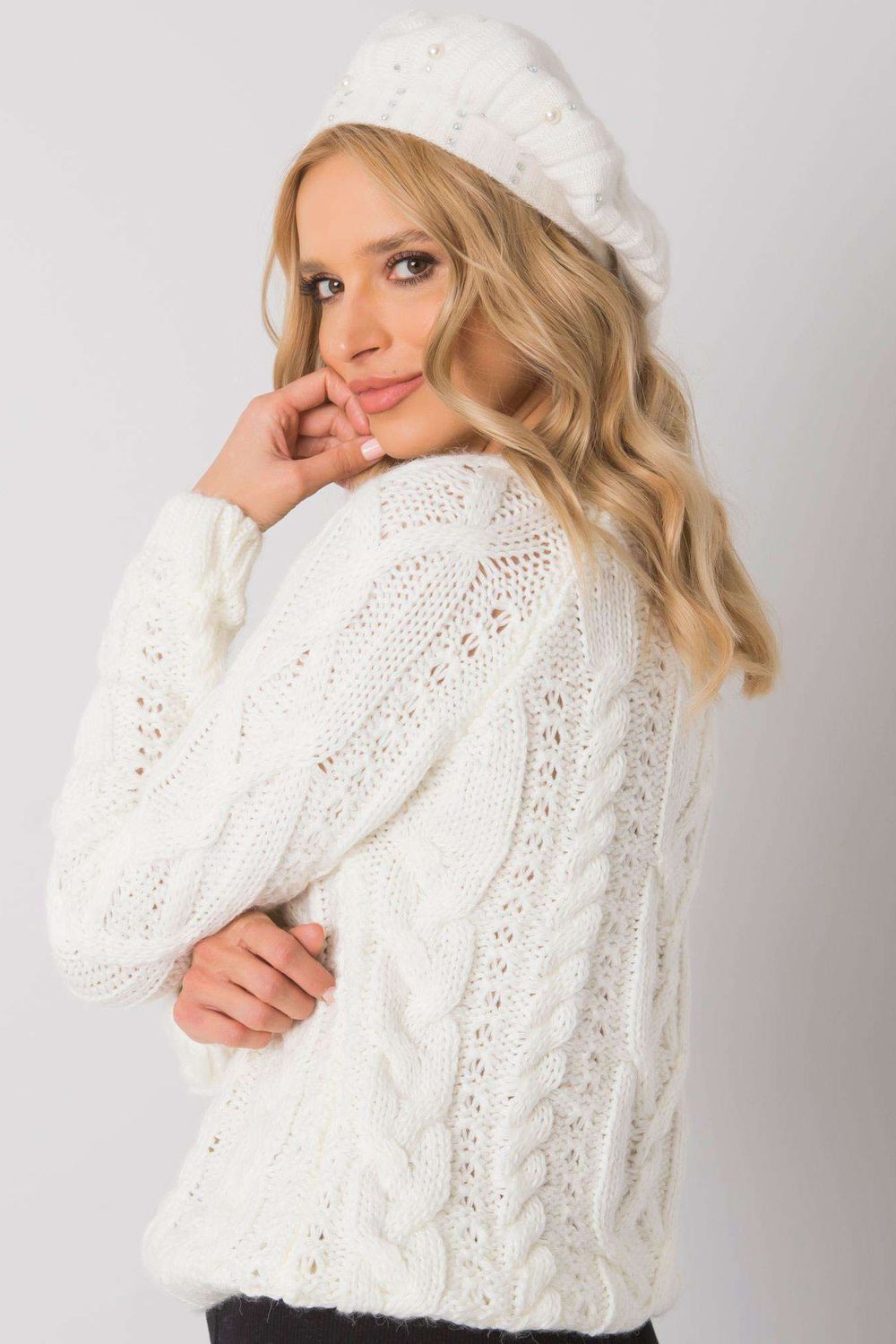 Bonnet femme AT — beige