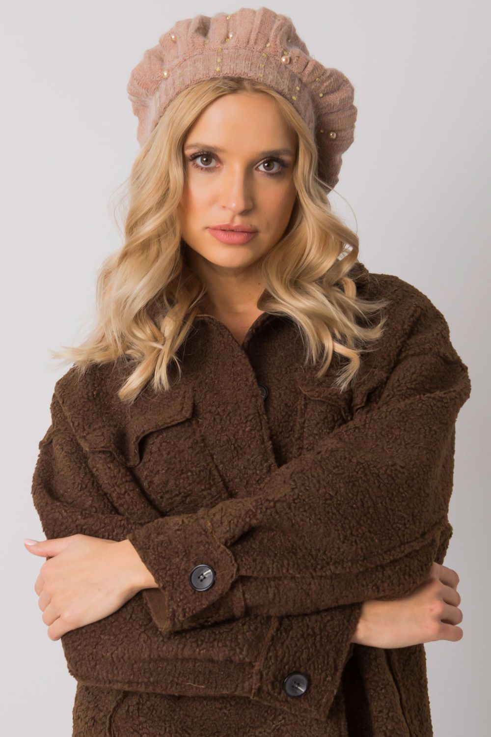 Bonnet femme AT — beige