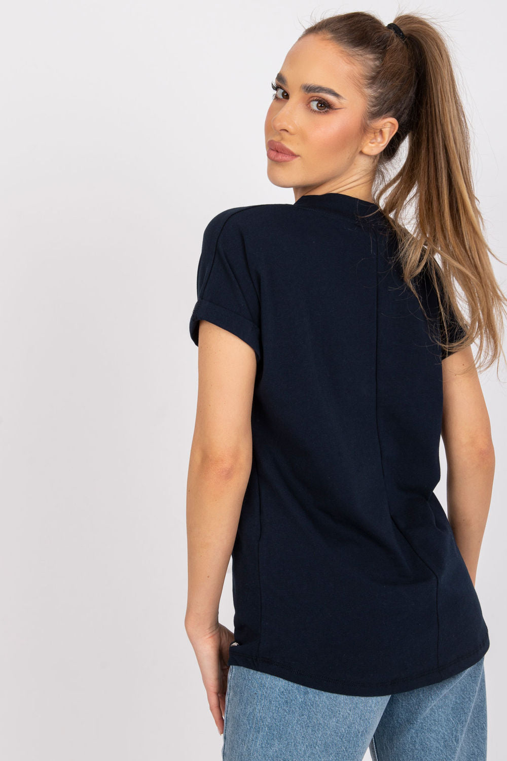 Blouse femme BFG T Shirt T — bleu marine