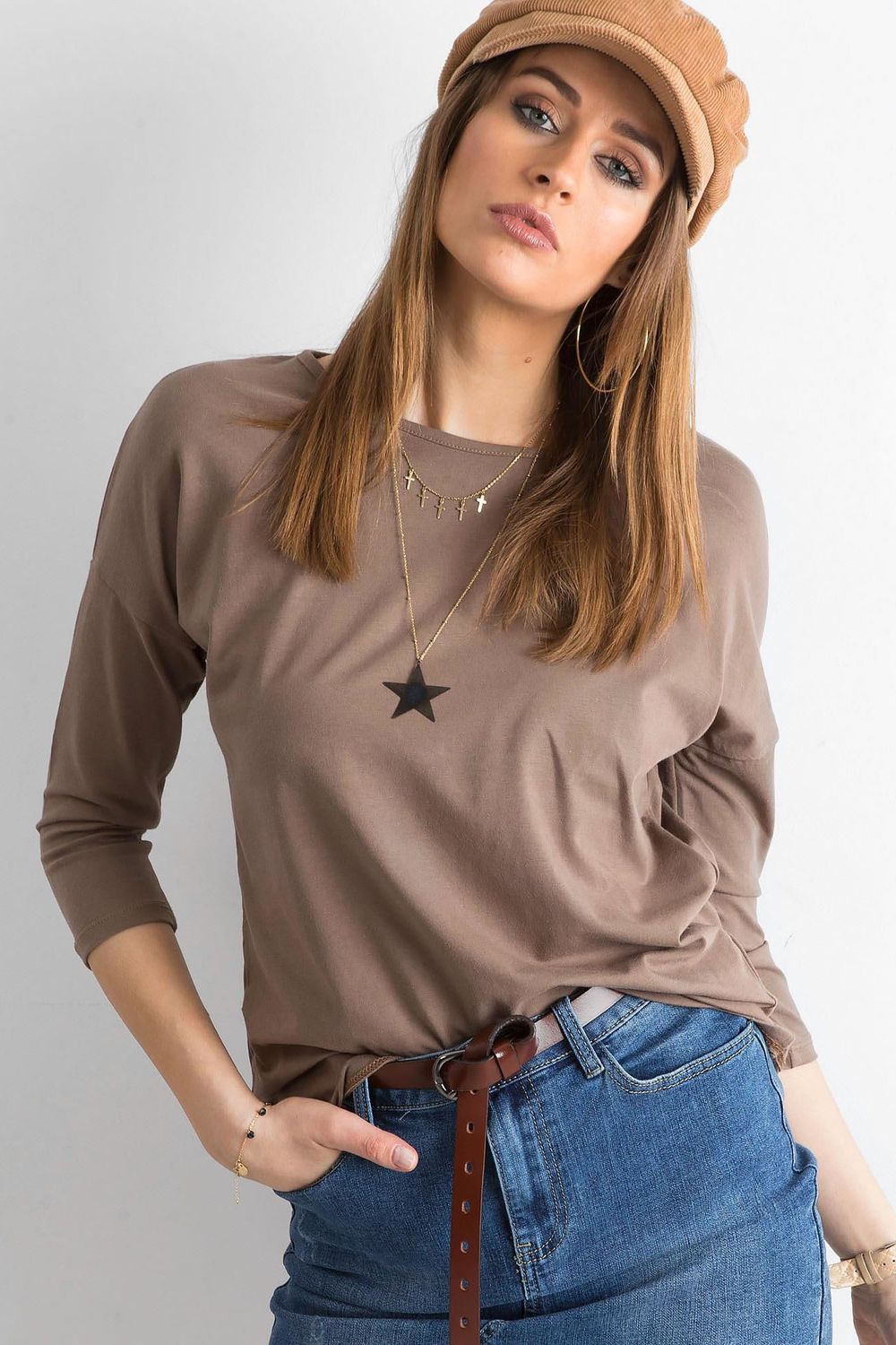 Blouse femme BFG Chemisier Chemisier — brun