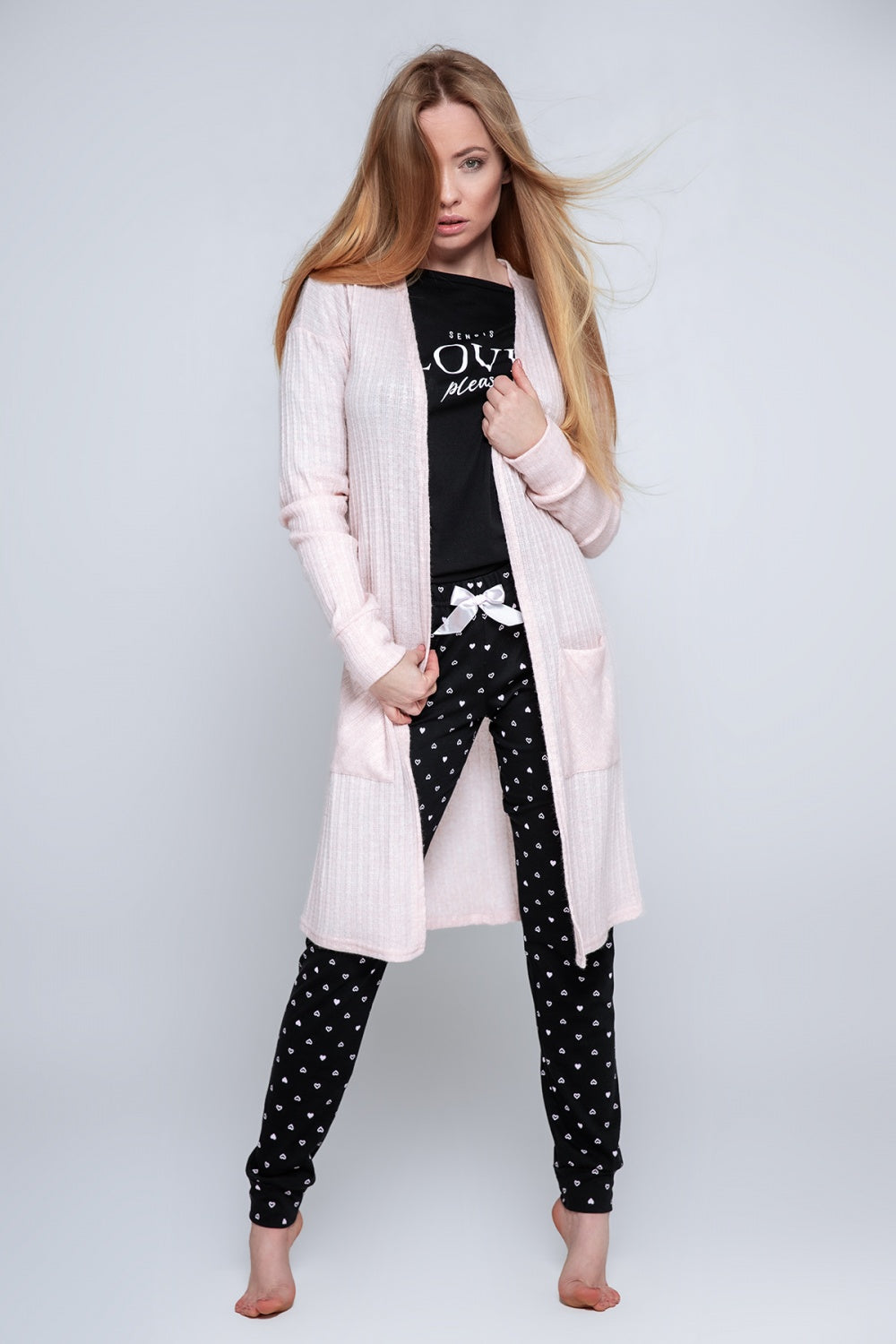 Cardigan femme Sensis — rosé