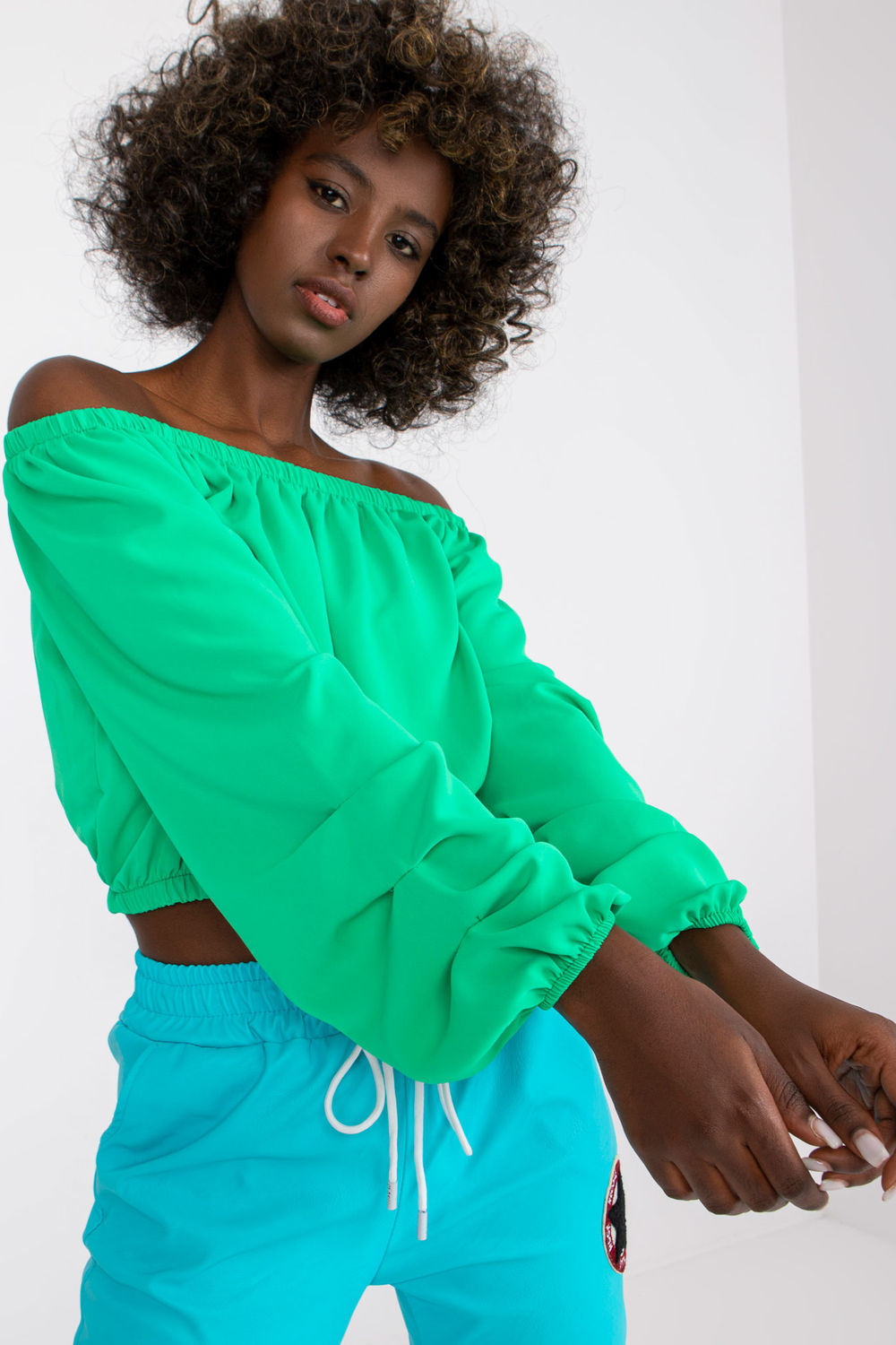 Blouse femme Italy Moda Chemisier Chemisier — vert