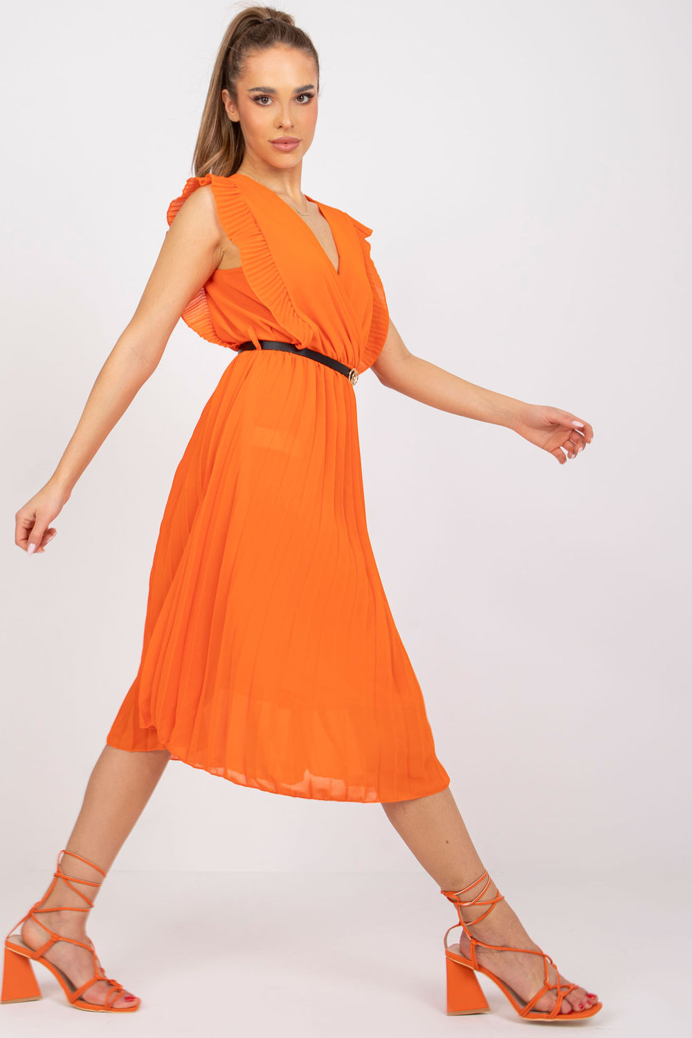Robe femme Italy Moda De Jour De — orange