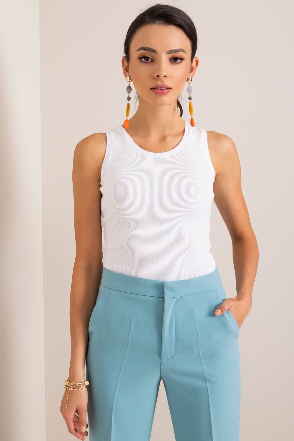 Maillot de bain femme BFG Top Top — blanc