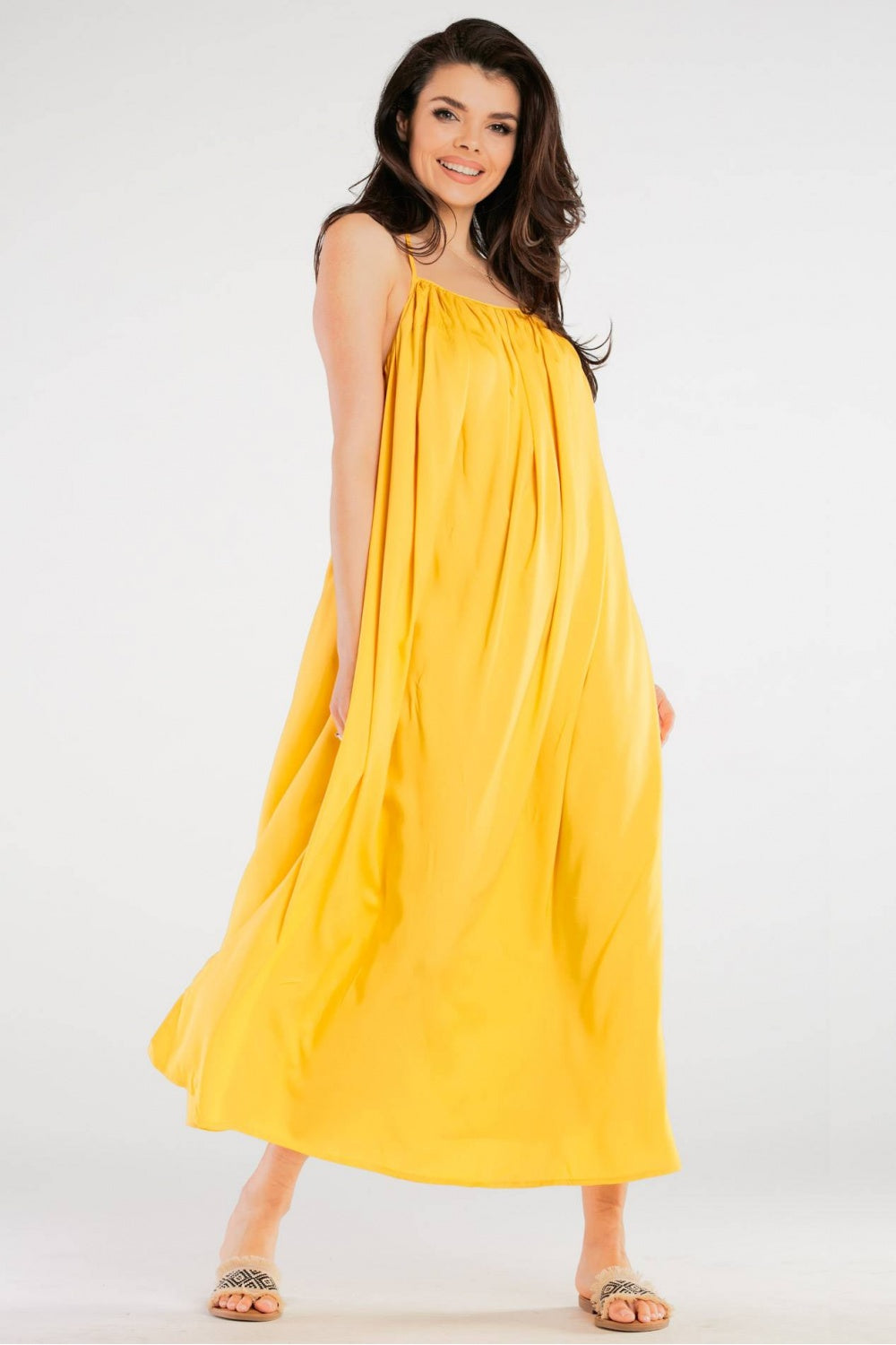 Robe femme awama De Jour De — jaune