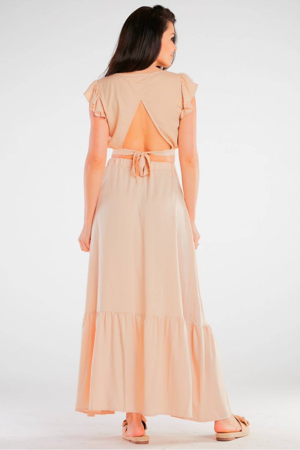 Jupe femme awama Longue Longue — beige
