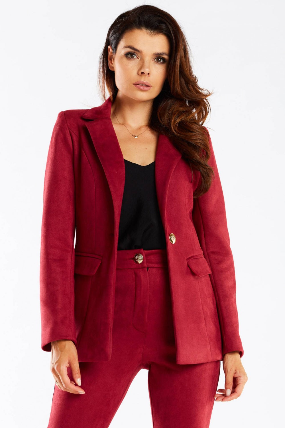 Blazer femme awama — rouge