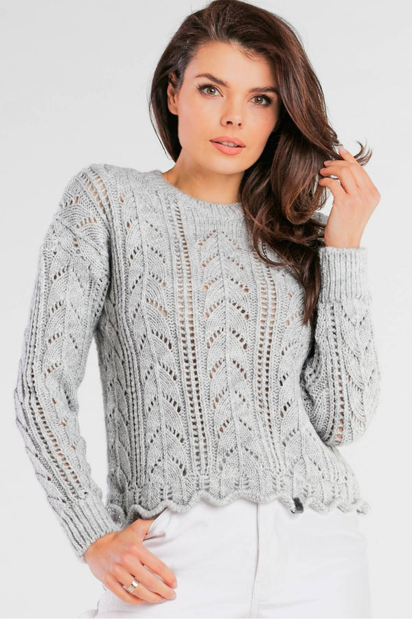 Pull femme awama Chandail Chandail — gris