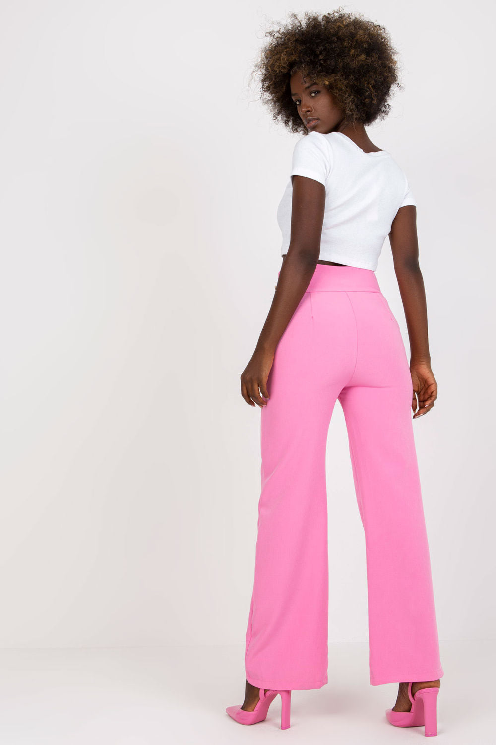 Chaussures à talons femme Italy Moda Pantalon Pantalon — rosé
