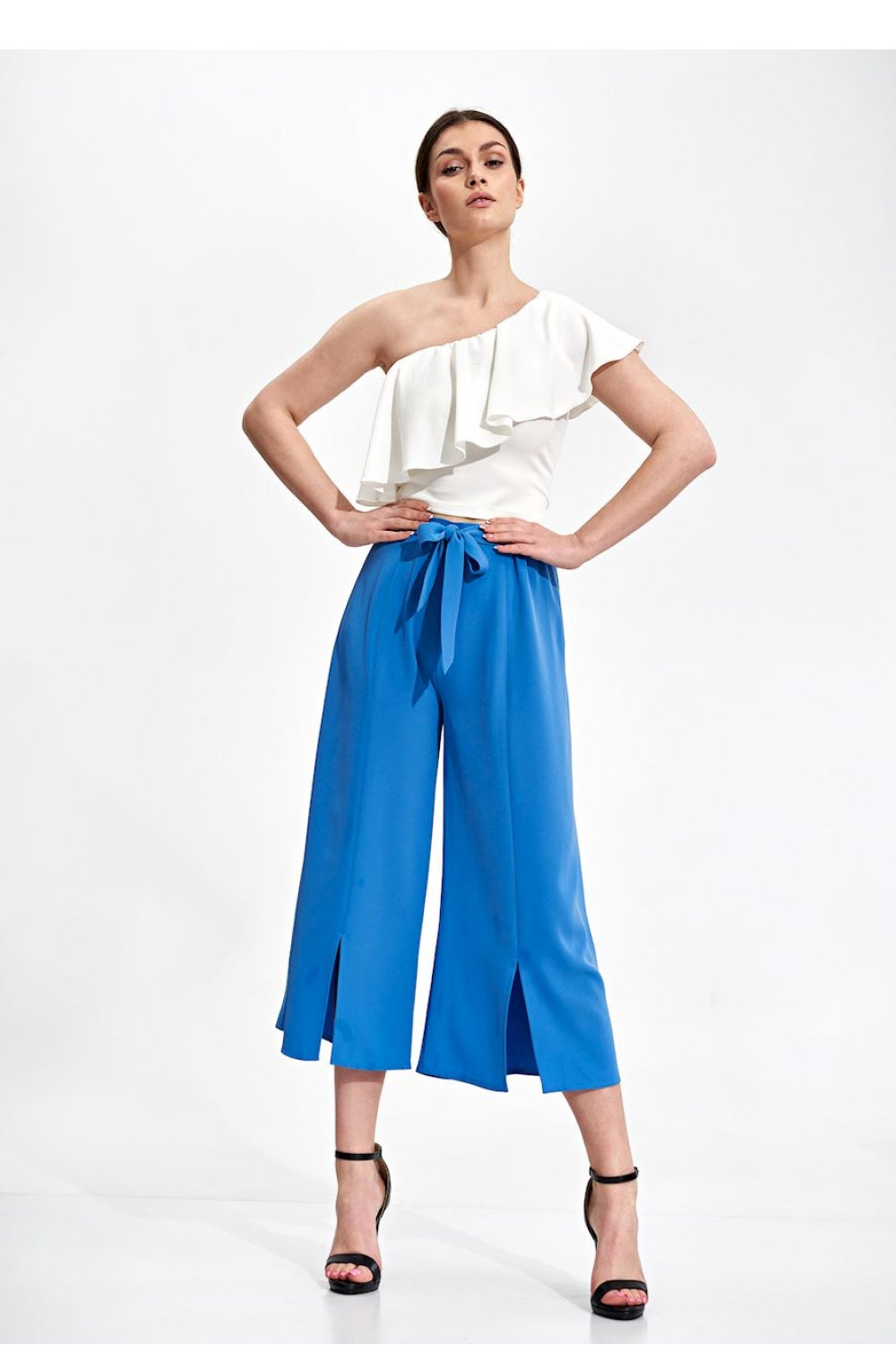 Chaussures à talons femme Figl Pantalon Pantalon — bleu
