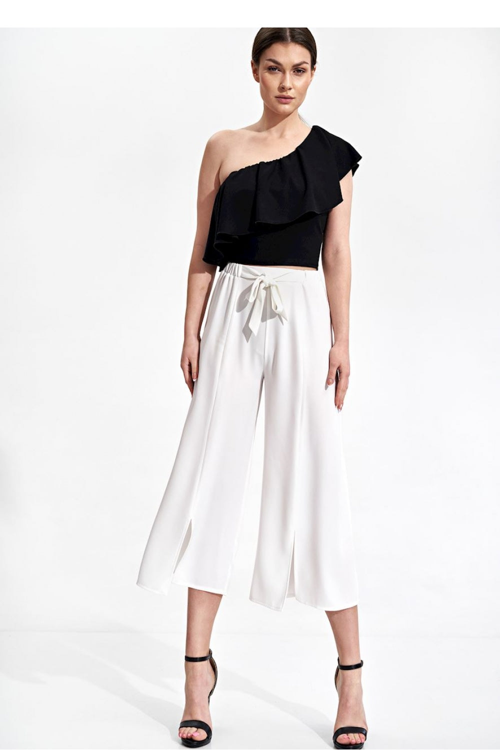 Chaussures à talons femme Figl Pantalon Pantalon — beige