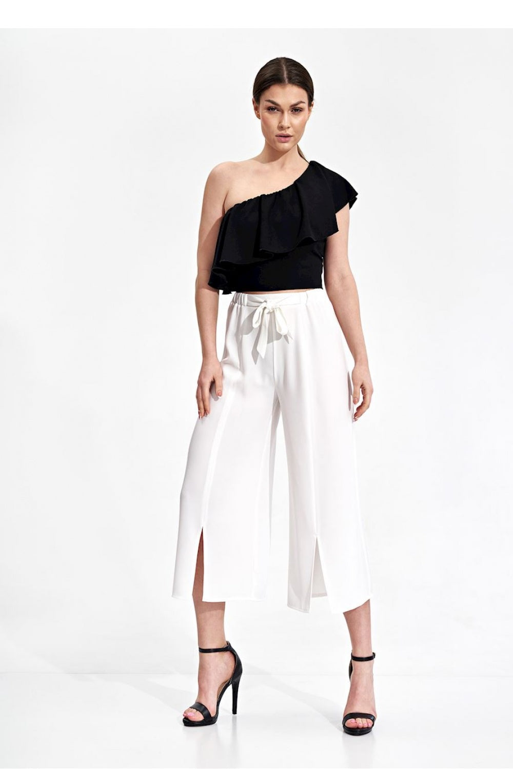 Chaussures à talons femme Figl Pantalon Pantalon — beige