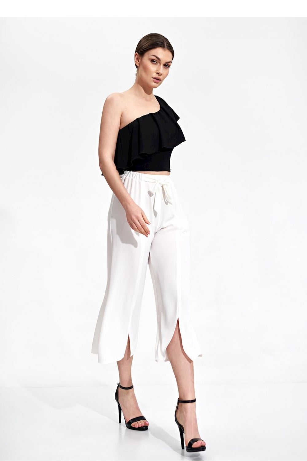 Chaussures à talons femme Figl Pantalon Pantalon — beige