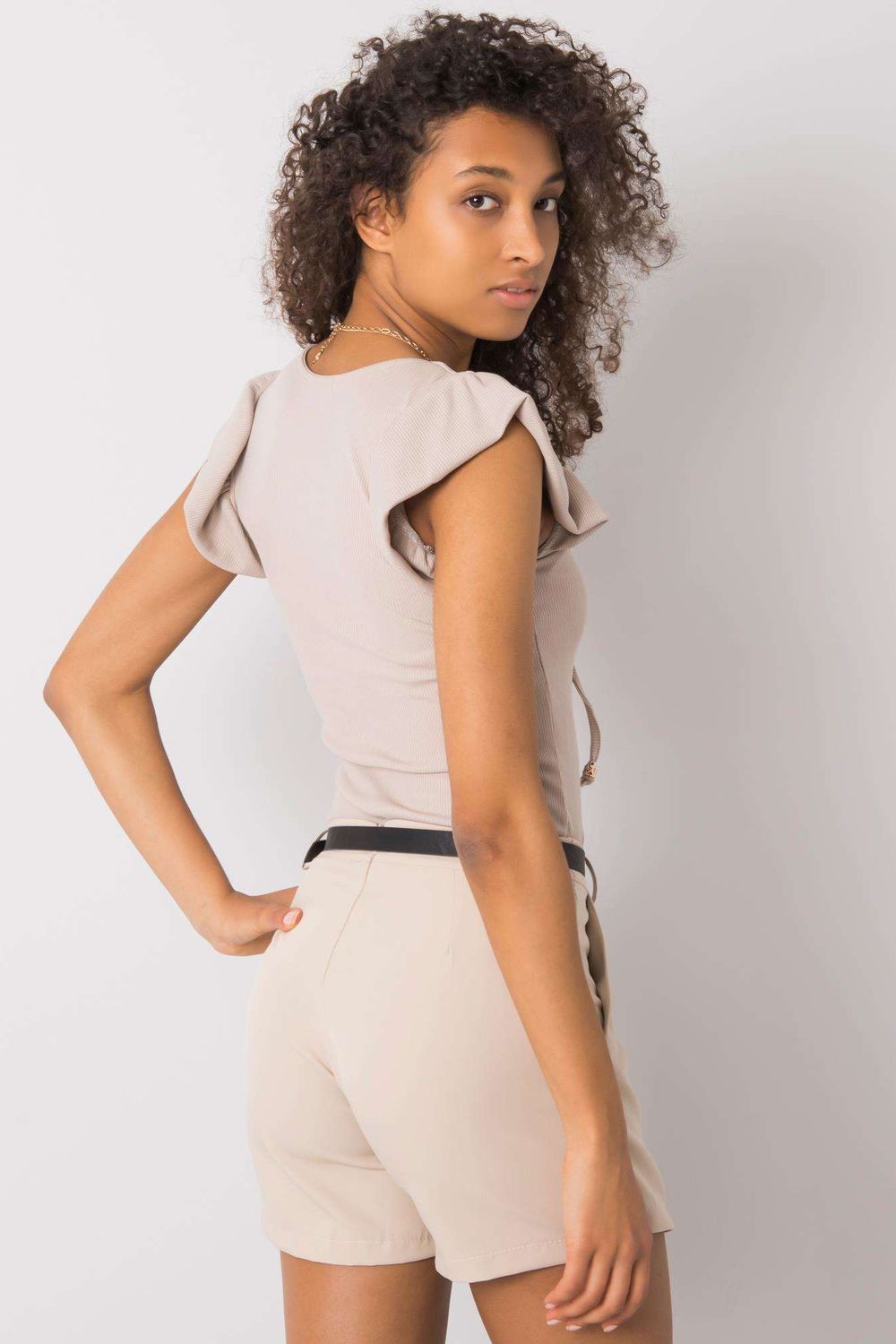 Blouse femme Italy Moda Chemisier Chemisier — beige