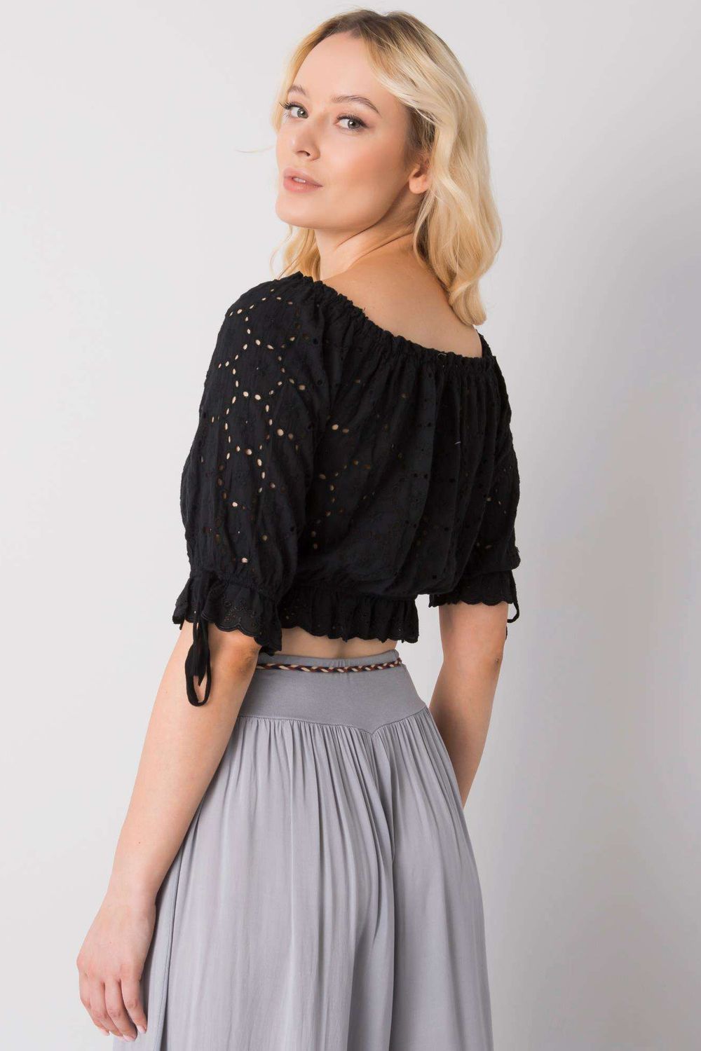 Blouse femme Och Bella Chemisier Chemisier — noir