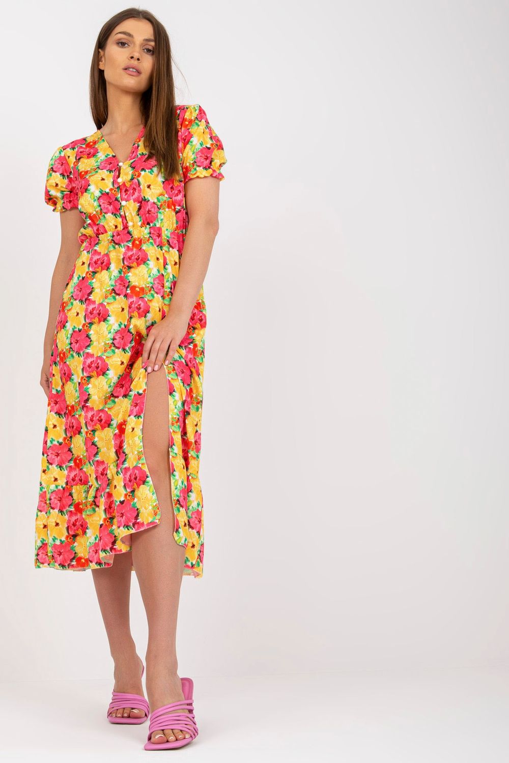 Robe femme Italy Moda De Jour De — jaune