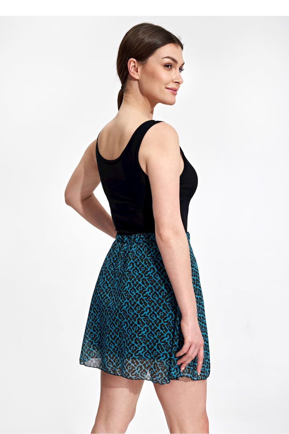 Jupe femme Figl Courte Courte — multicouleur