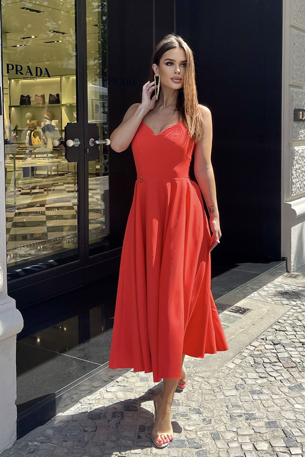 Robe femme Bicotone De Jour De — rouge